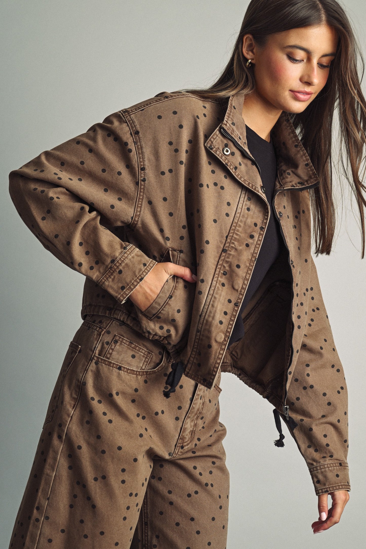 The Piper Polka Dot Jacket (PRE-ORDER/AVAILABLE TO SHIP 9/18)