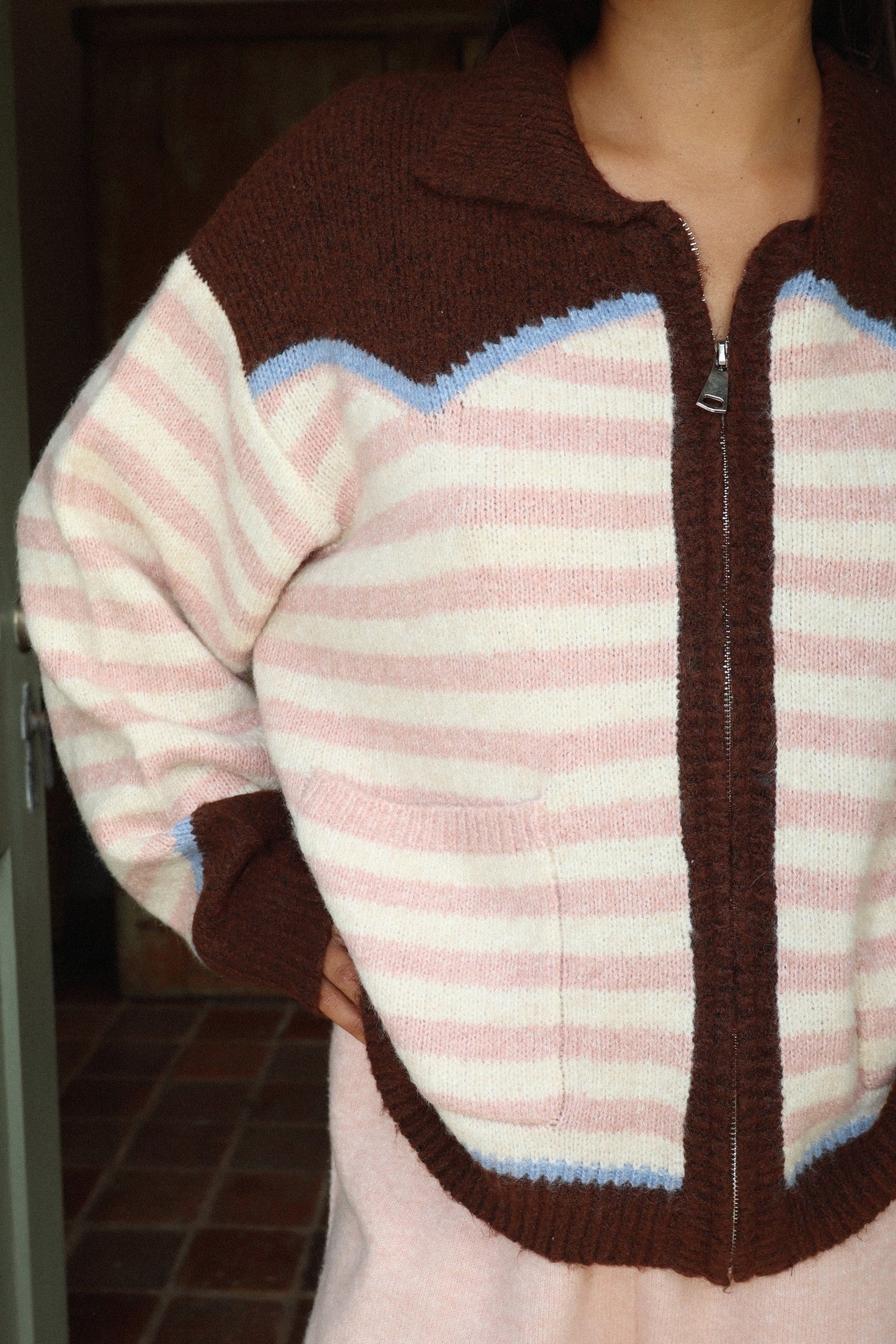 Headed Out West Zip Sweater (PRE-ORDER/AVAILABLE TO SHIP 8/13)