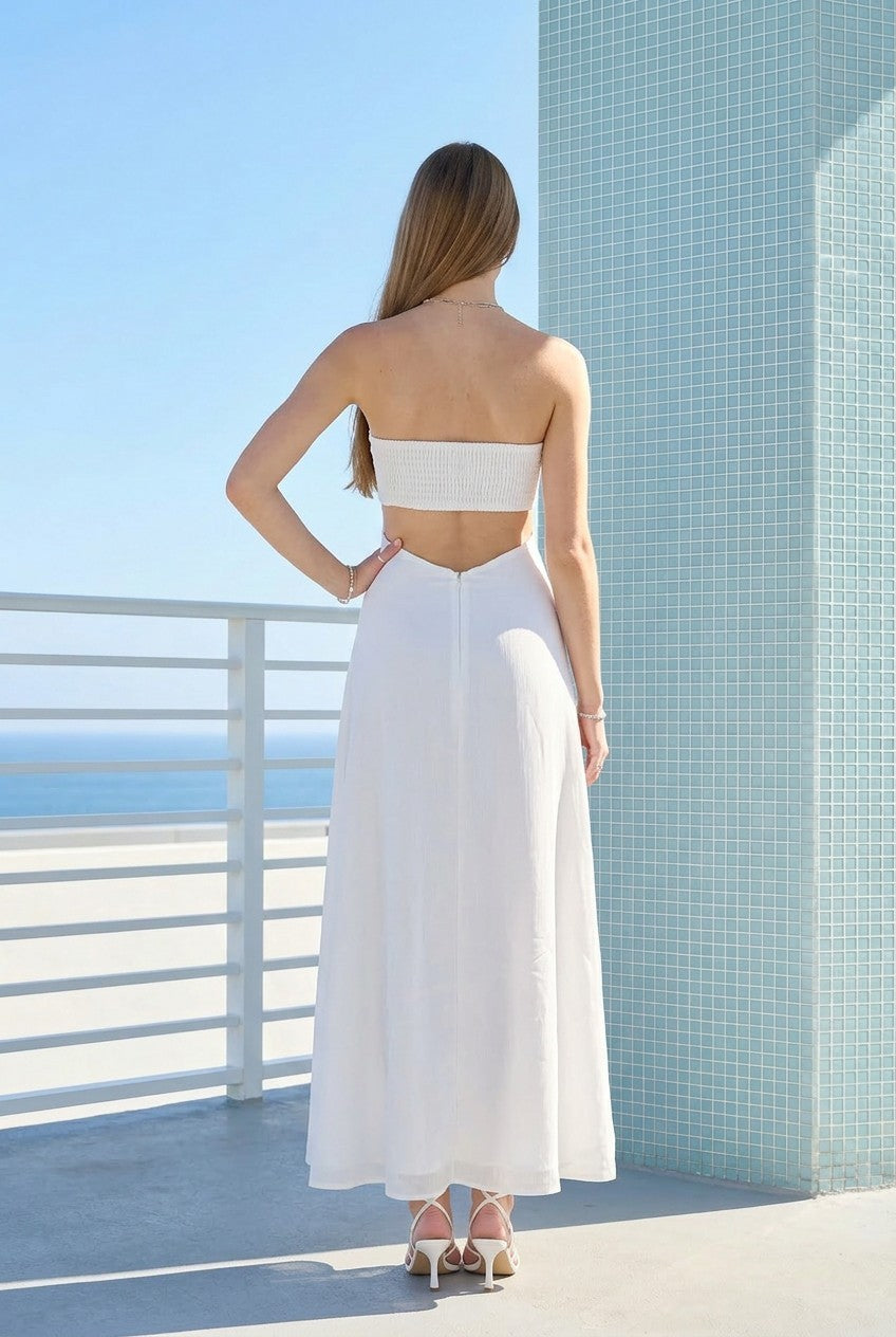 Santorini Bloom Maxi Dress - PRE ORDER (AVAILABLE TO SHIP 8/10)