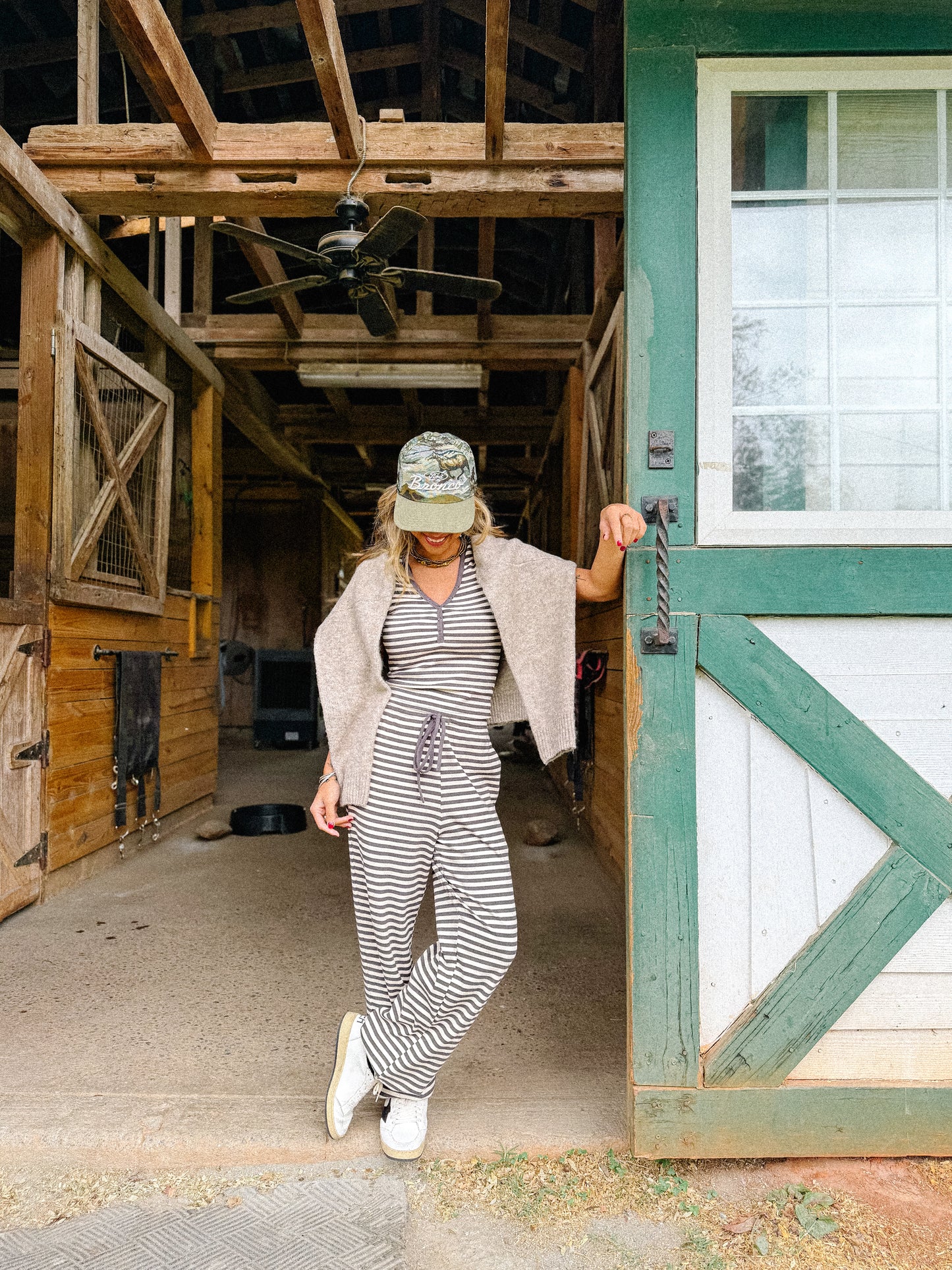 Living For The Weekend Striped Set