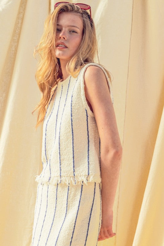 The Capri Stripe Top