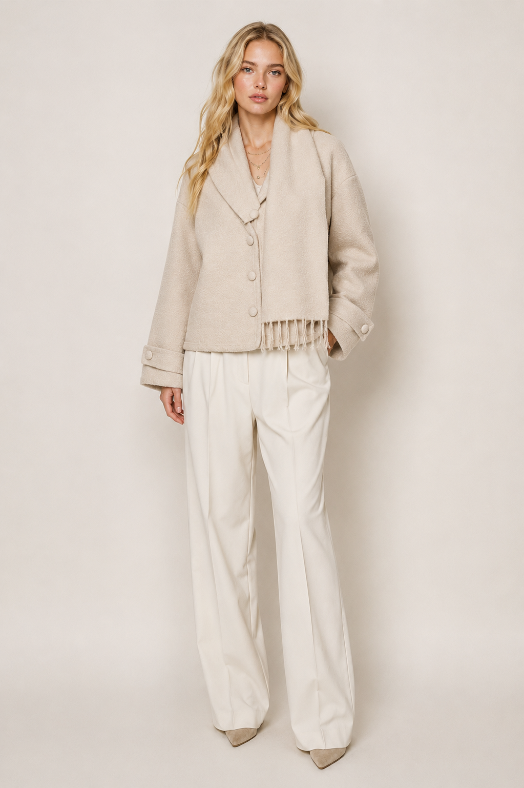 The Camille Scarf Jacket