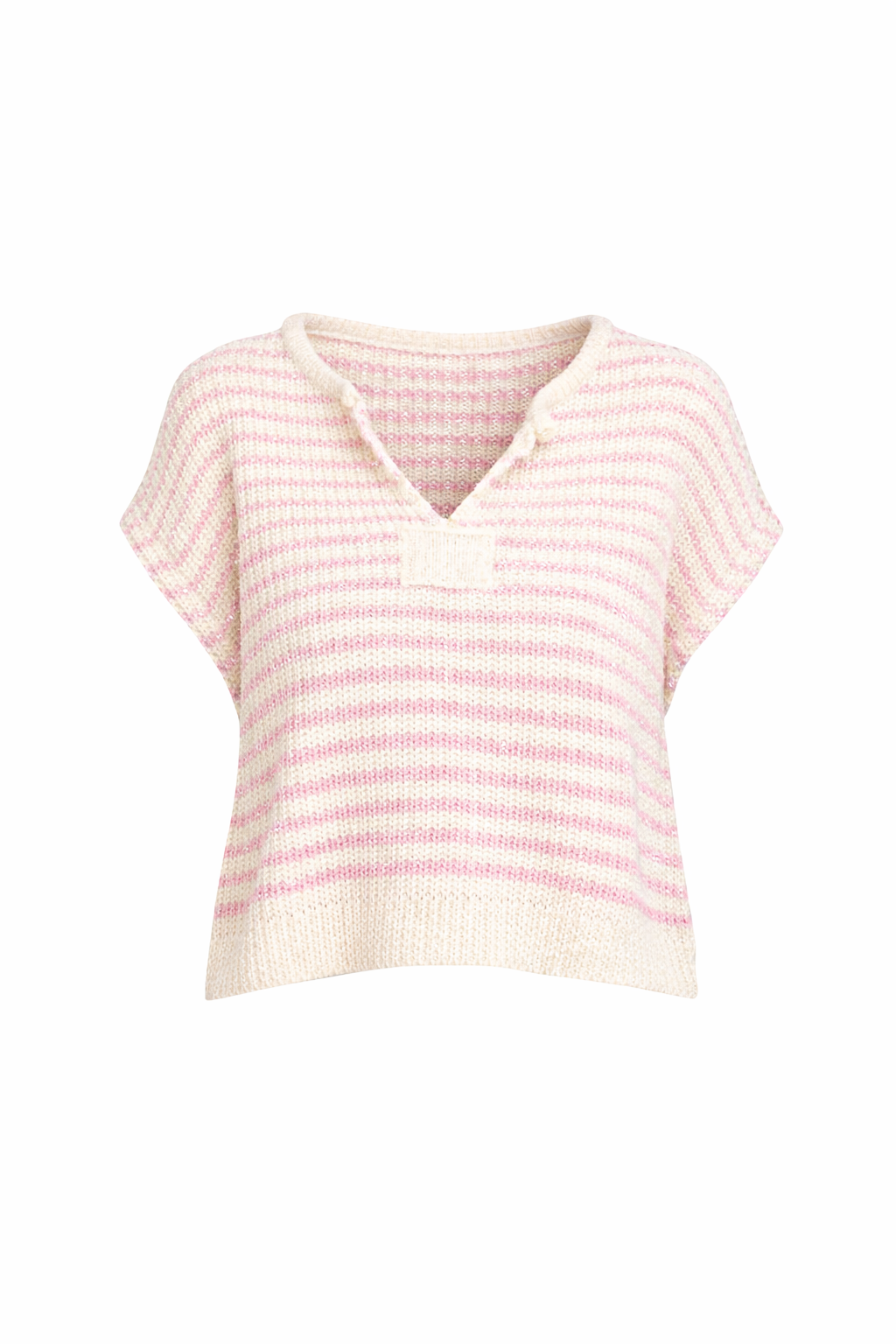 Blush Breeze Sleeveless Sweater