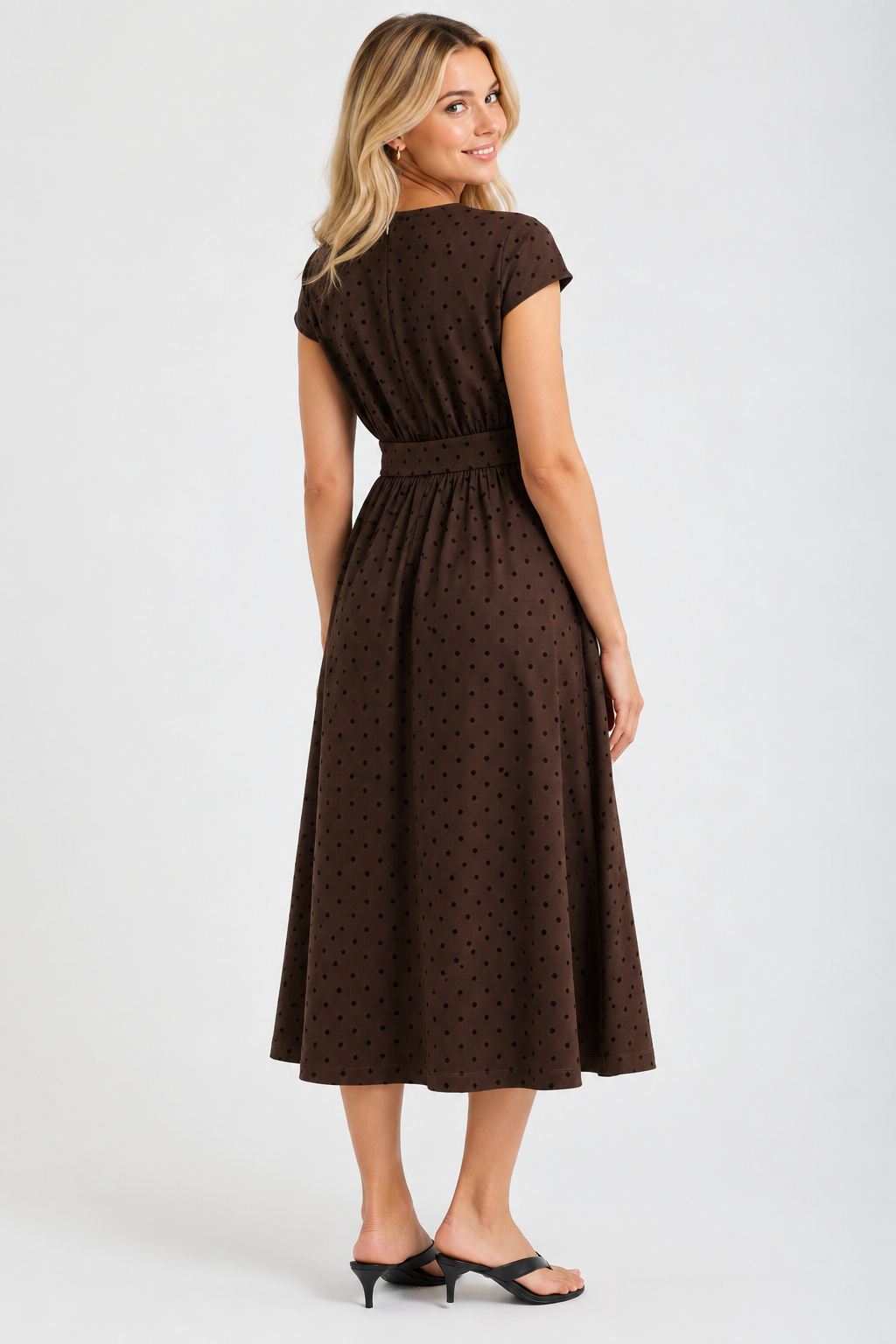 The Palmer Belted Midi Dress
