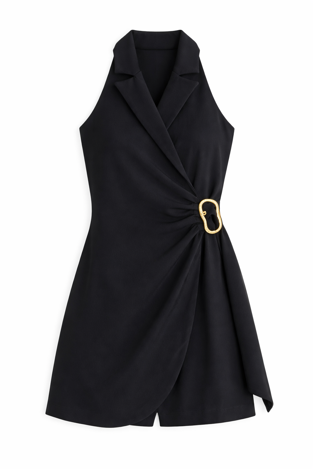 After Hours Blazer Style Romper Dress