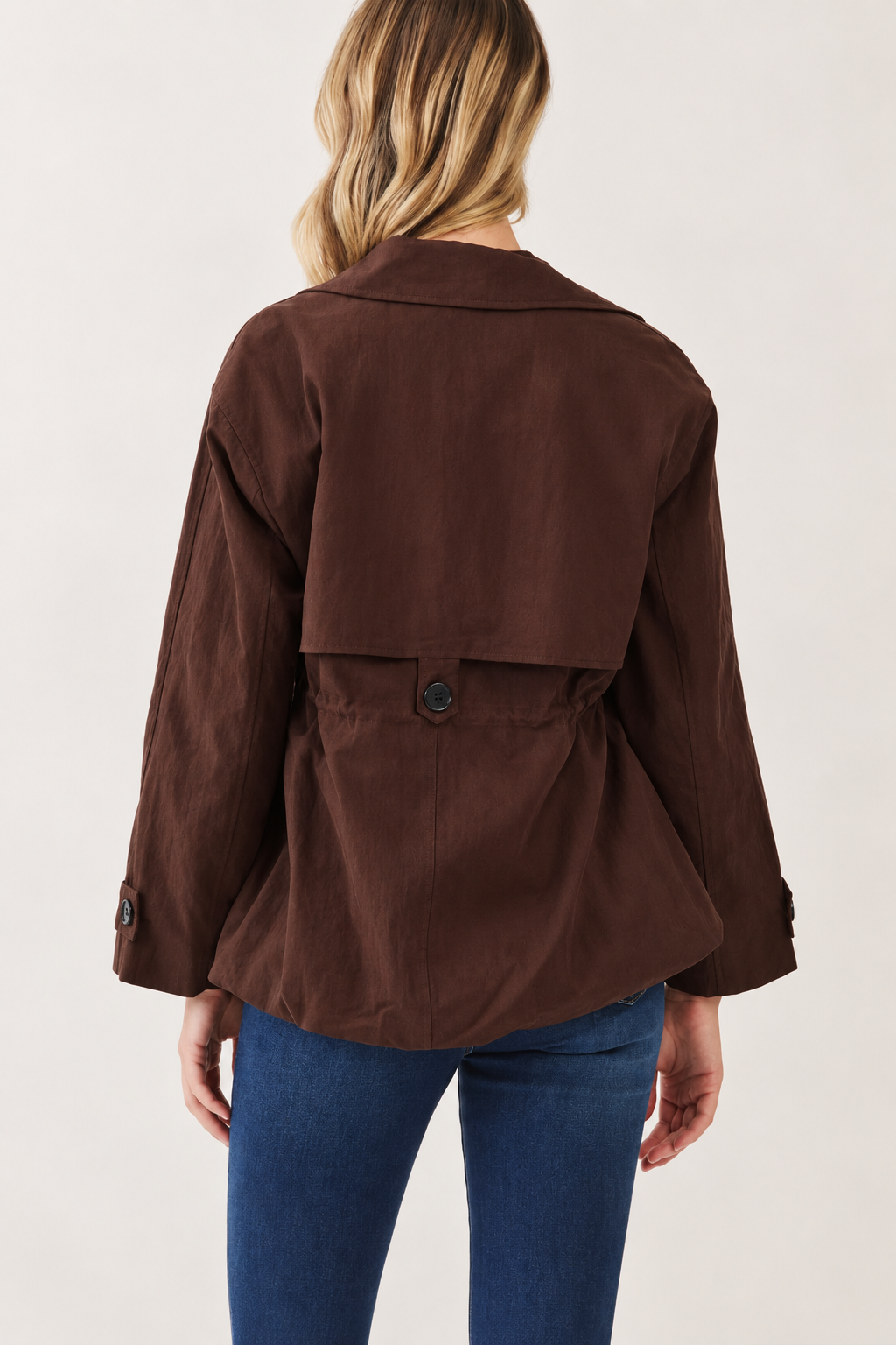 The Demi Drawstring Waist Jacket