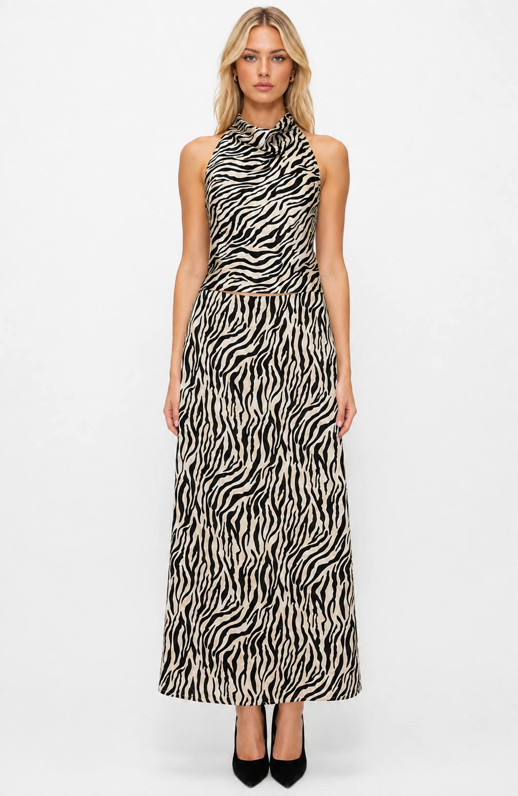 Safari Sunset Halter Blouse