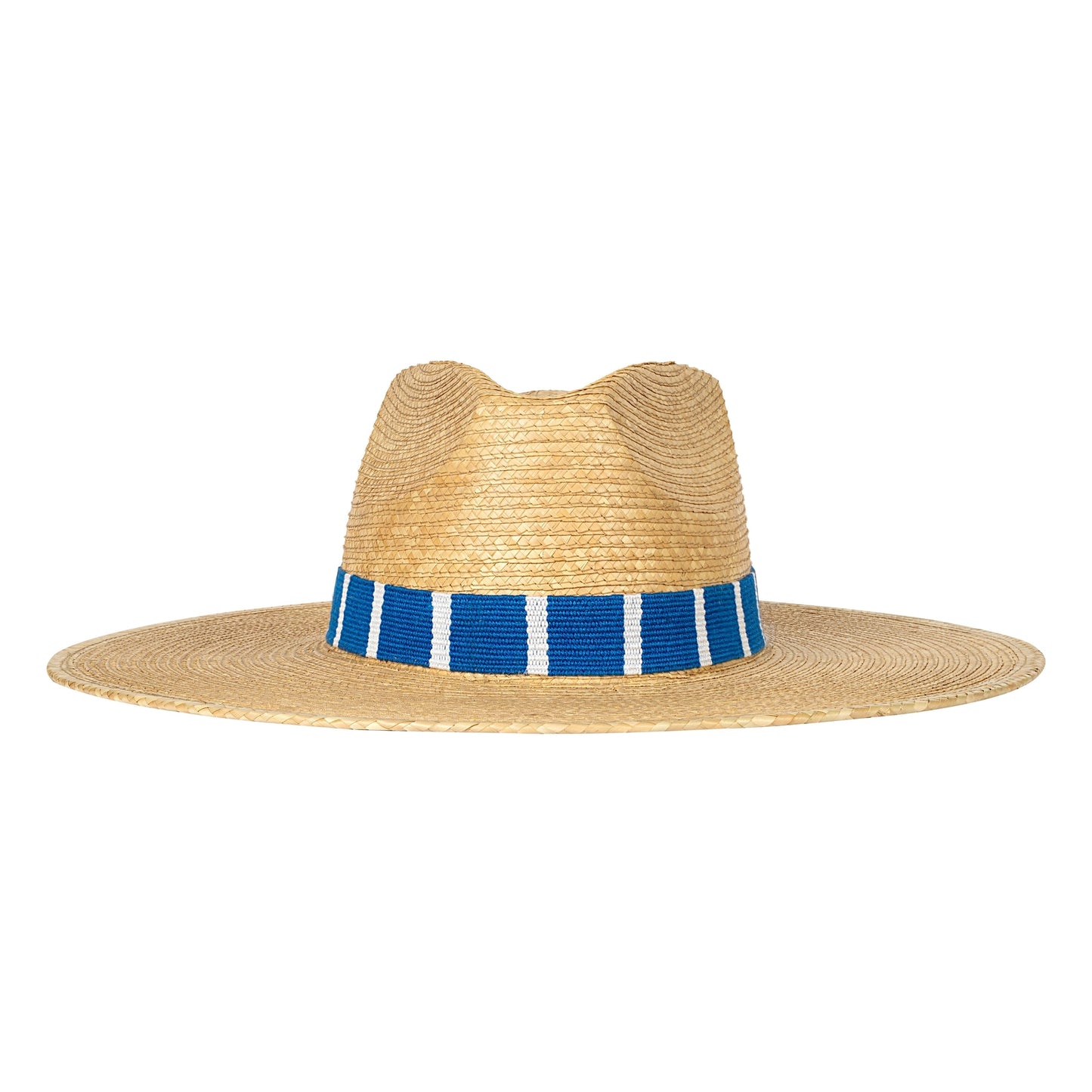 Blue & White Palm Hat (M/L)