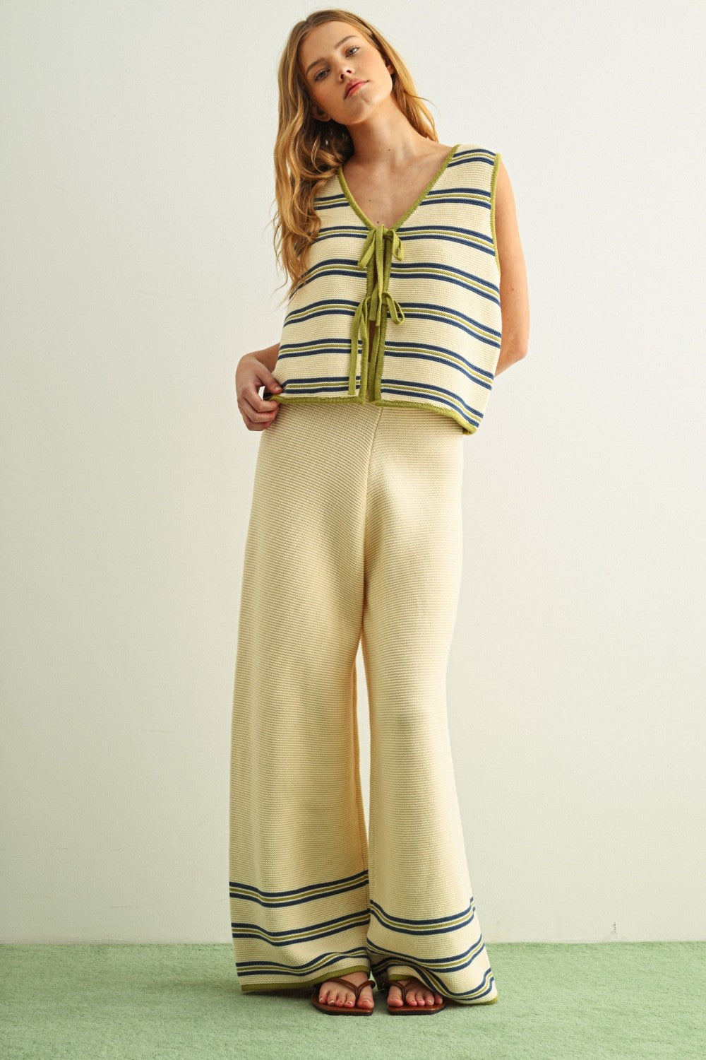 Olive Coast Knit Top