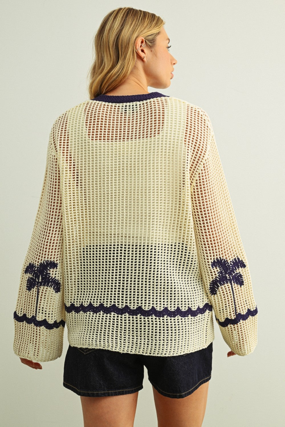 The Palm Coast Crochet Cardigan