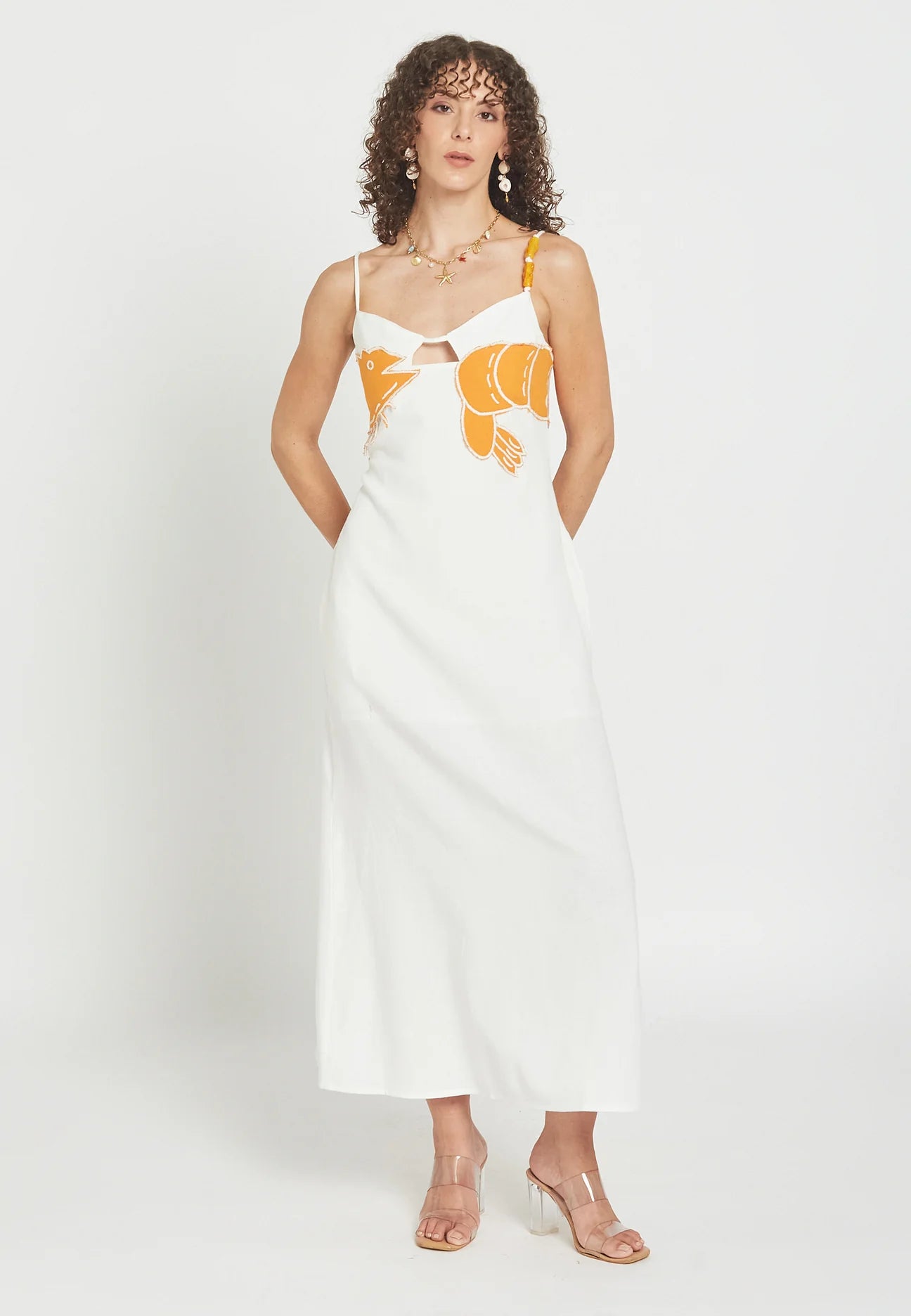 Lucky Catch Midi Dress