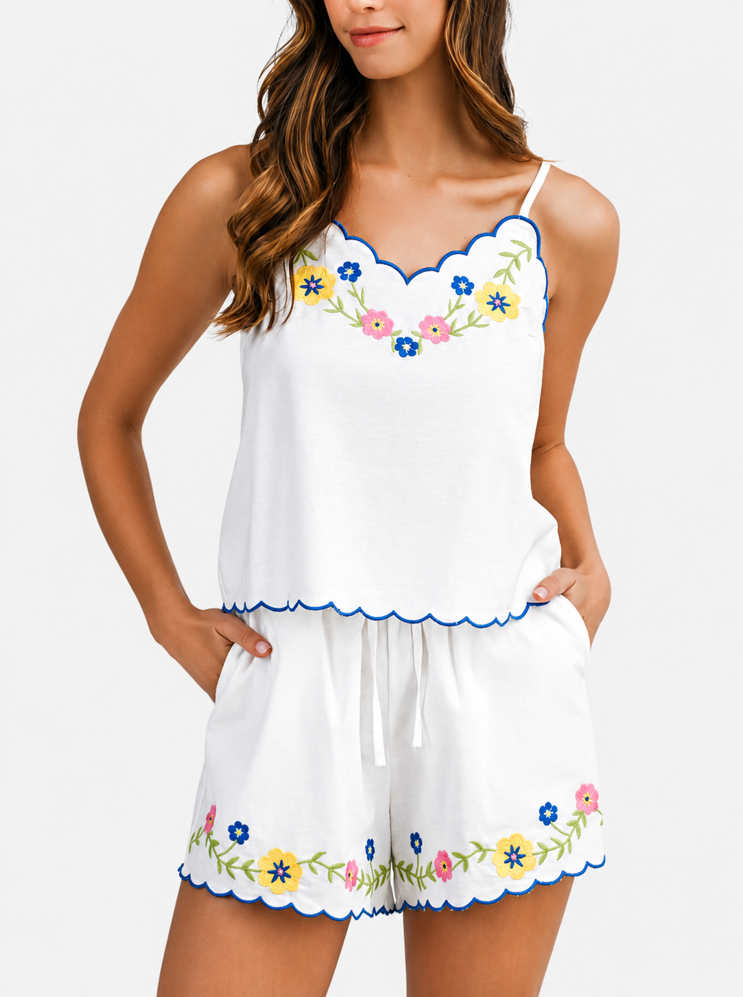 Wildflower Embroidered Top