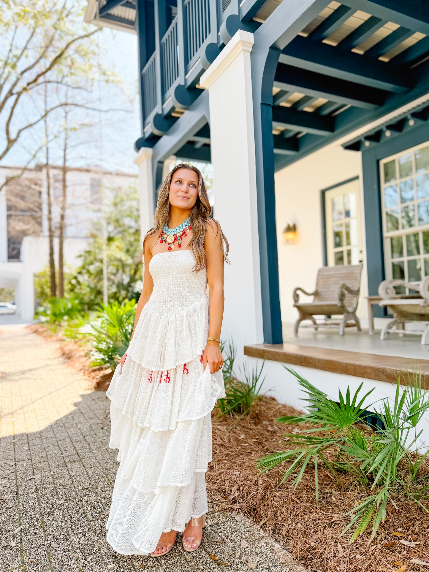 Seaside Tiered Maxi Dress