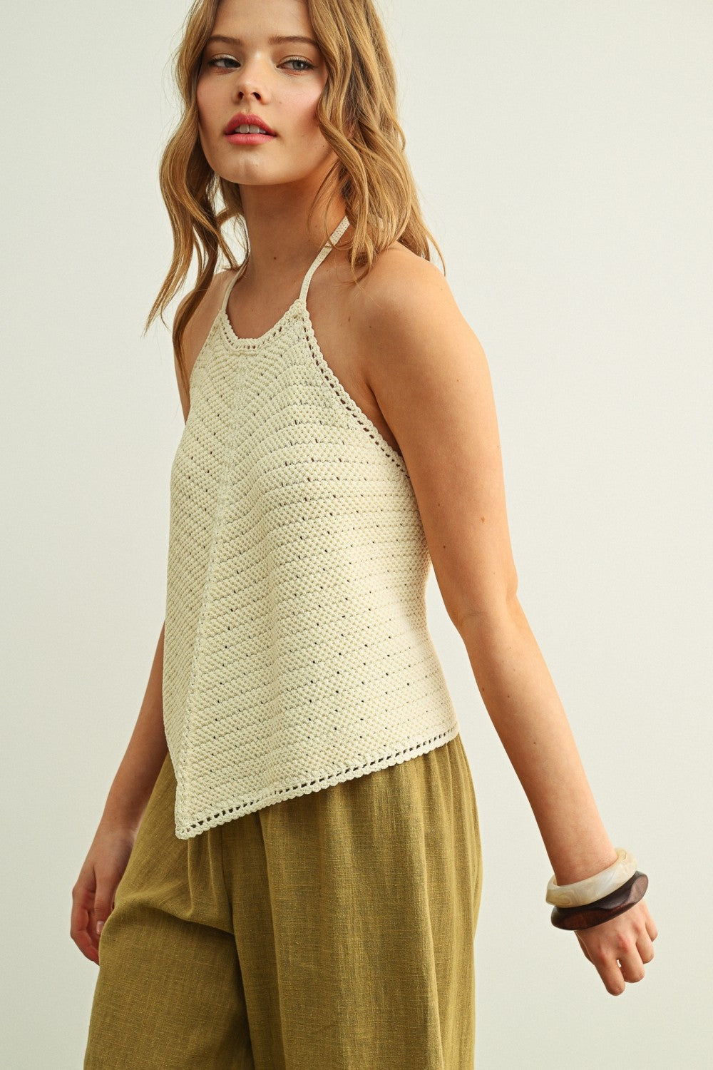 Coastal Crochet Halter Top