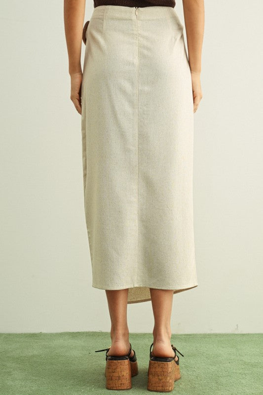 Luna Wrap Midi Skirt