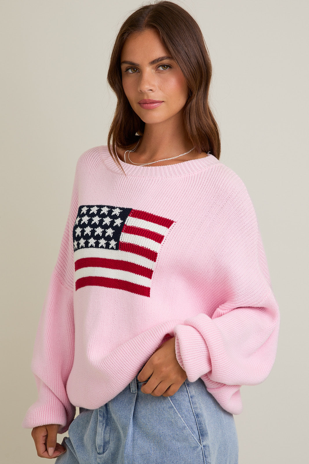 All American Cozy Knit Sweater