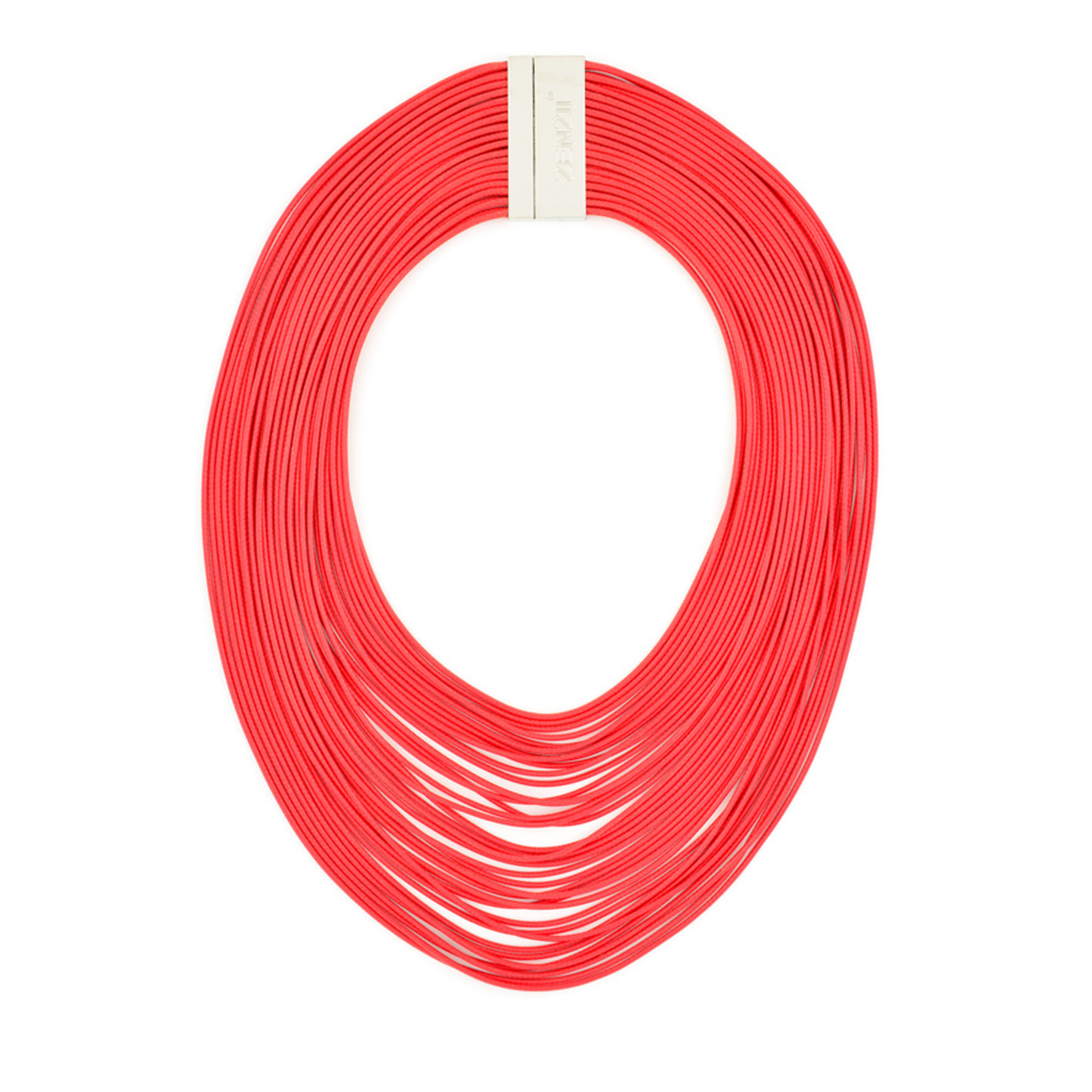 Tight Rope Necklace: Red