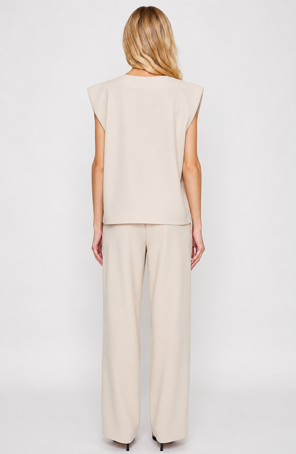Monroe Shoulder Padded Blouse