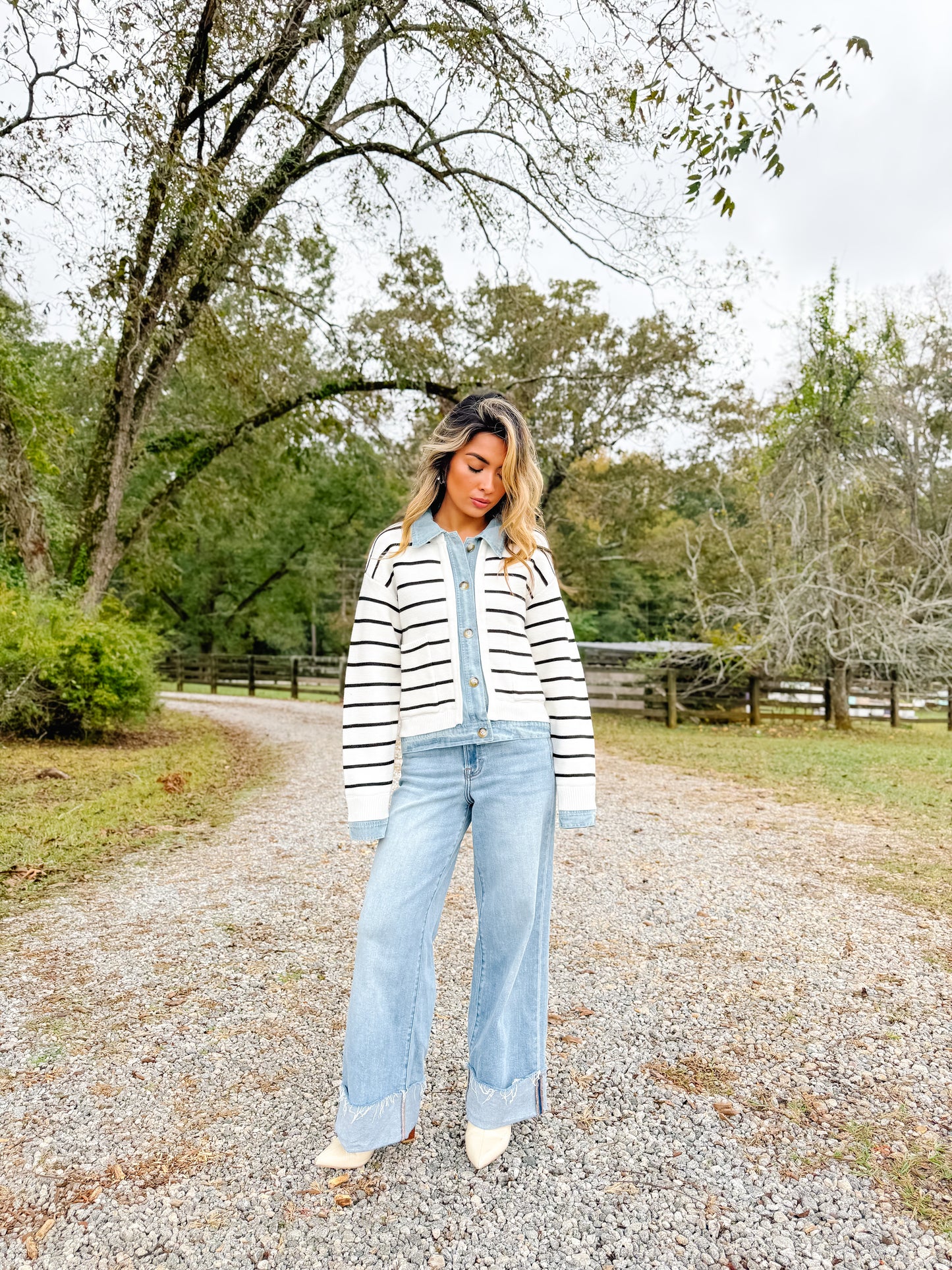 The Camden Stripe Denim Jacket