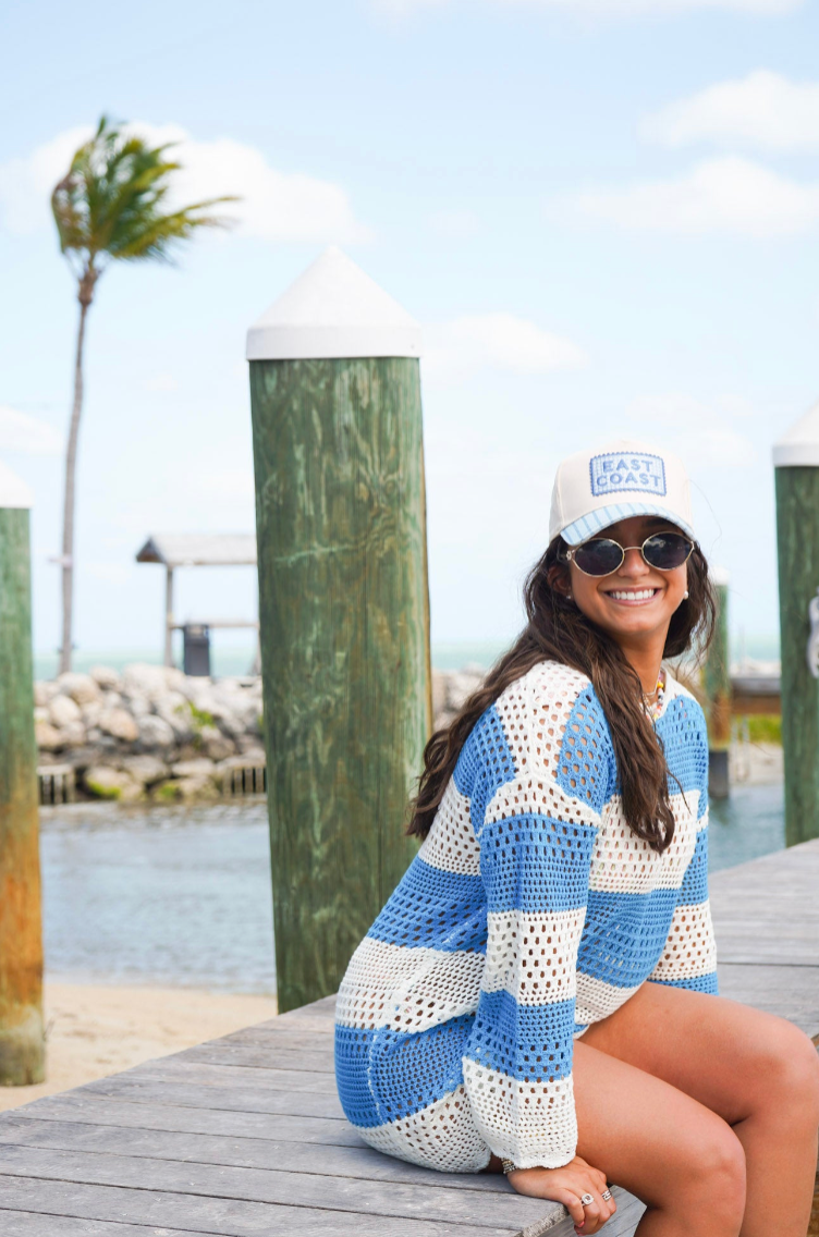 East Coast Patch Hat - Baby Blue