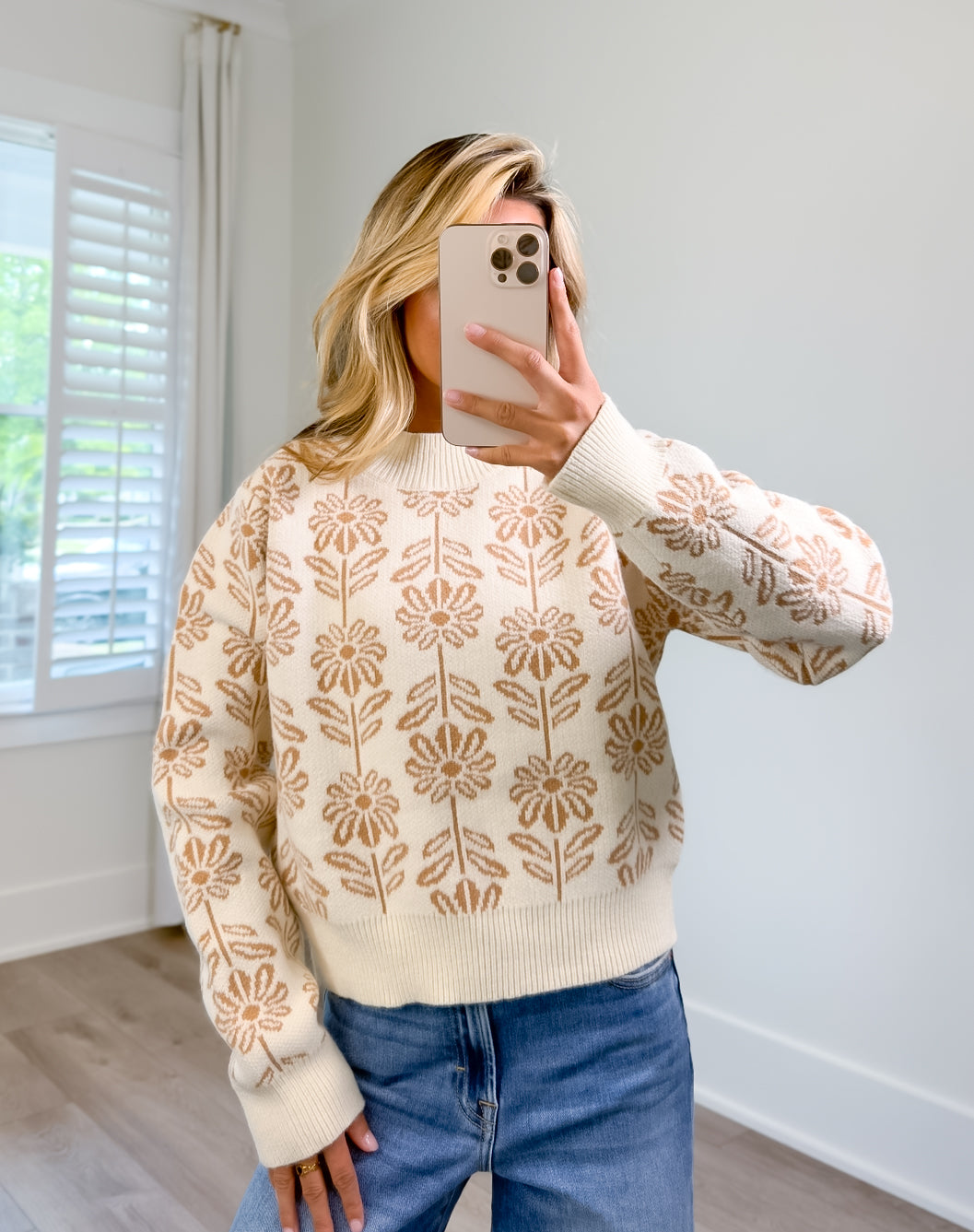 Nova Pattern Knit Sweater