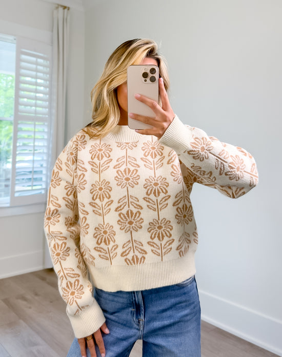Nova Pattern Knit Sweater
