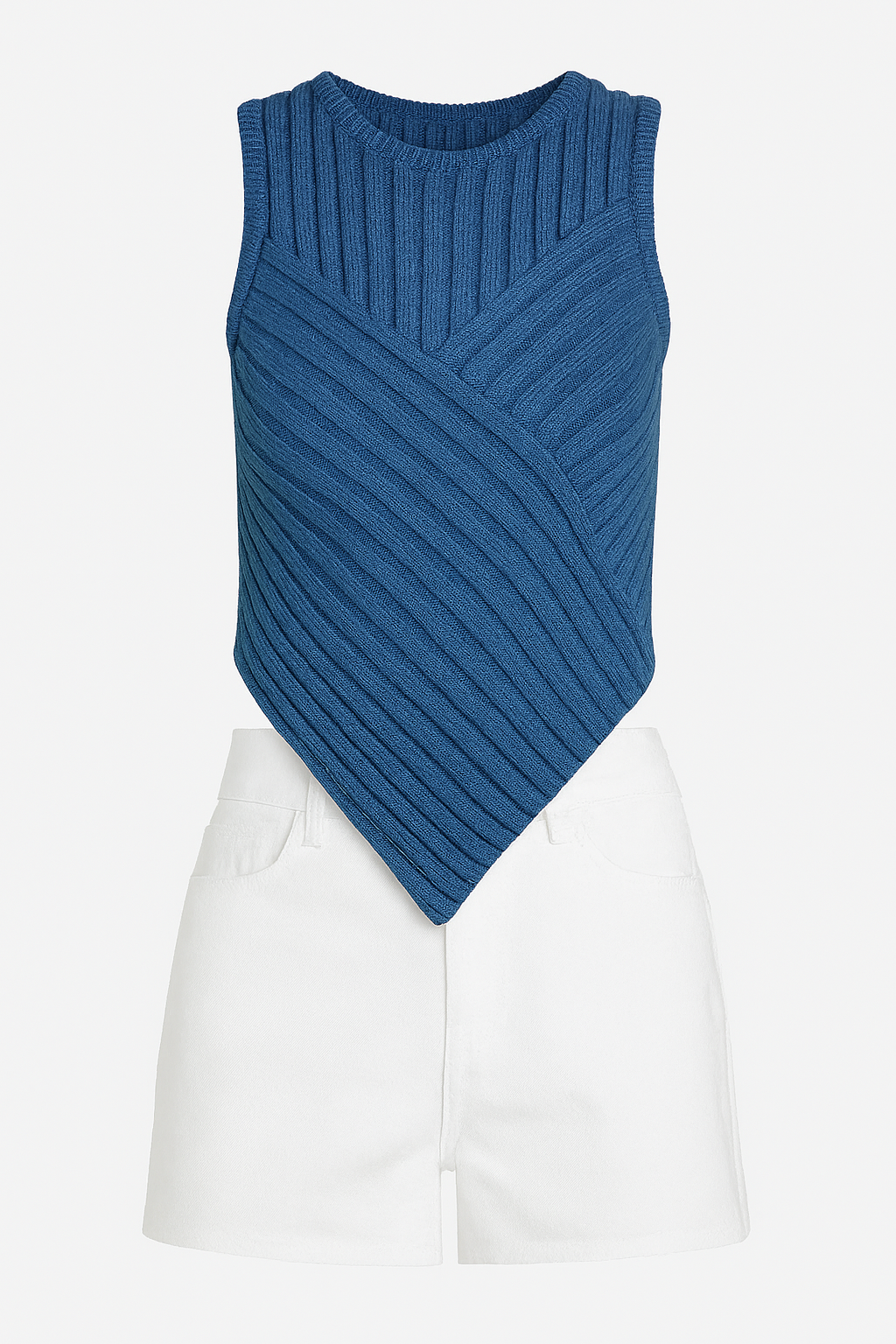 Demi Blue Sleeveless Top