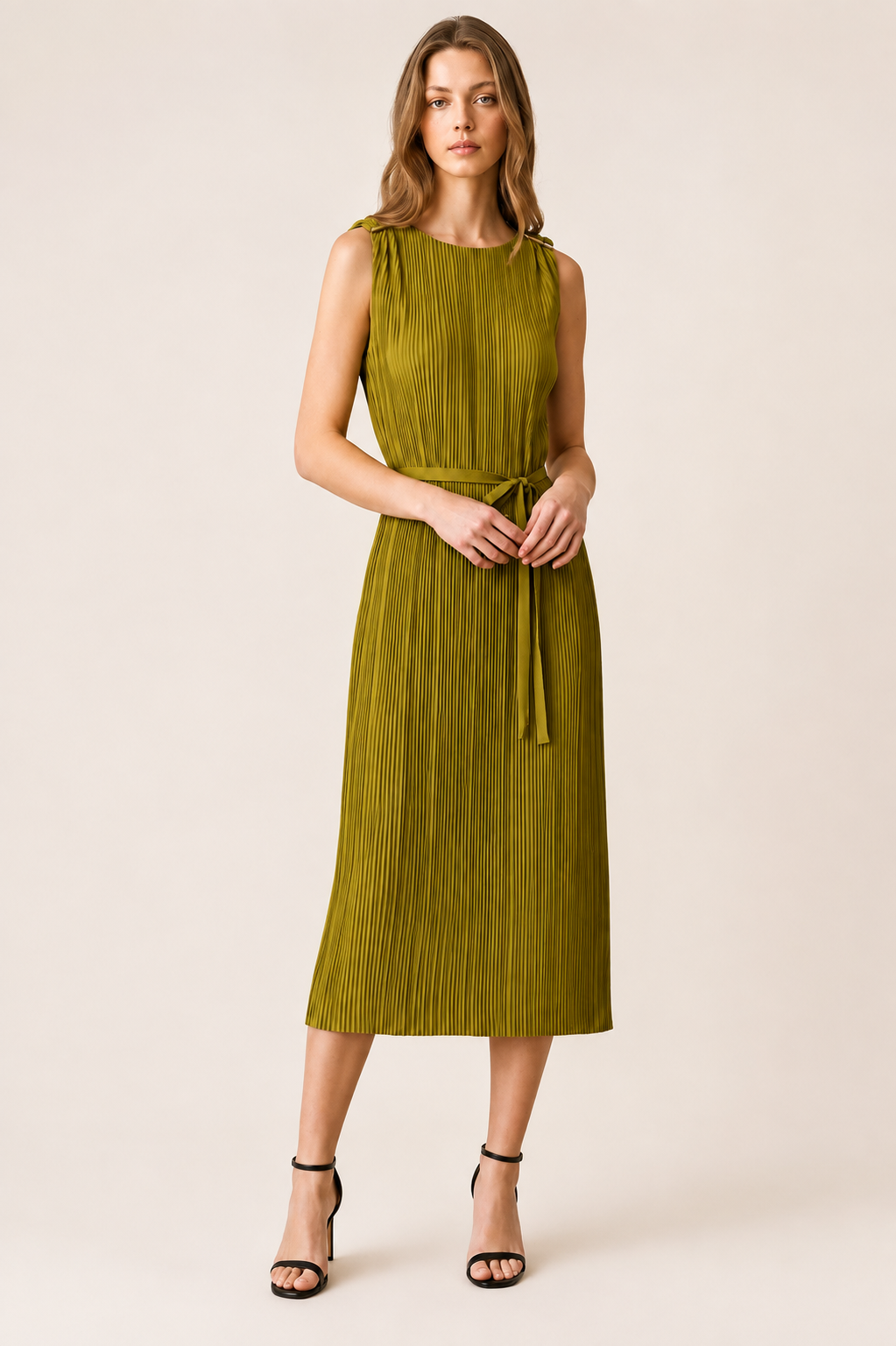 The Olive Grove Midi Dress (PRE-ORDER/AVAILABLE TO SHIP 8/13)