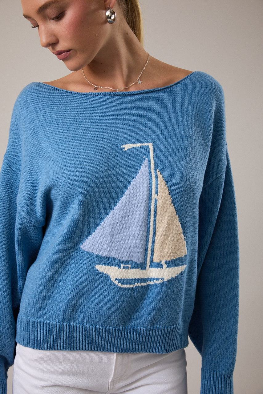 Set Sail Sweater (PRE-ORDER: AVAILABLE TO SHIP 5/7)