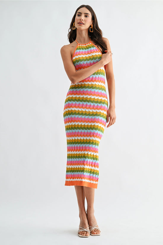 midi sunset dress Malibu Knit SMALL allowing for a customized ProductID: 106773 Size:Custom Measurement Service Strapless Sheath Open Back