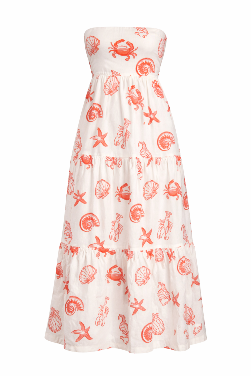 The Red Tide Midi Dress