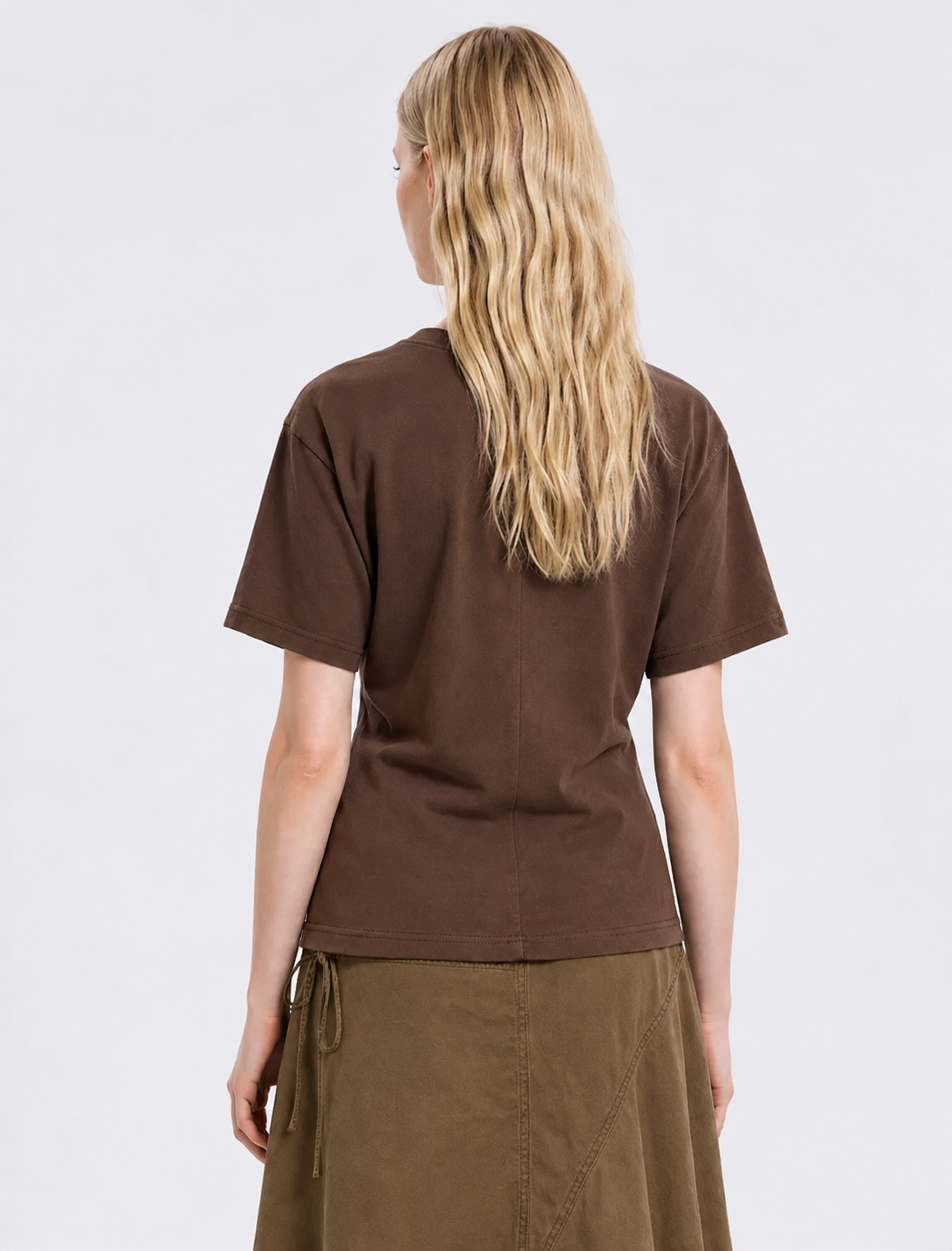 Everyday Brown Elevated Tee