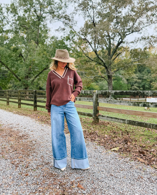 The CoCo Club V-Neck Sweater