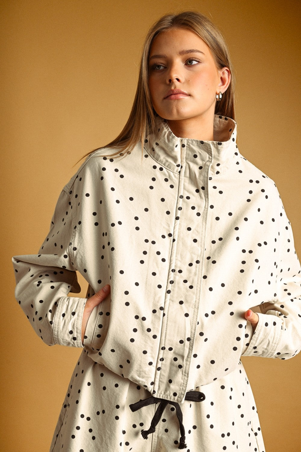 The Daisy Polka Dot Jacket (PRE-ORDER/AVAILABLE TO SHIP 9/18)