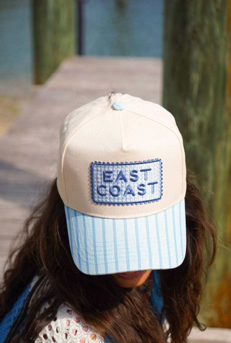 East Coast Patch Hat - Baby Blue