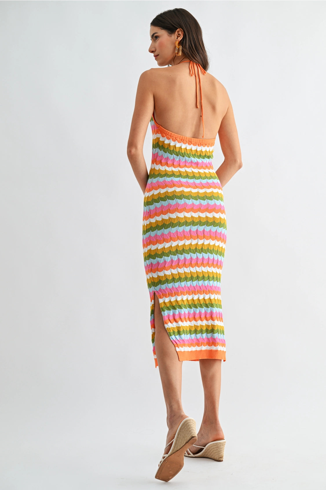 Malibu Sunset Knit Midi Dress