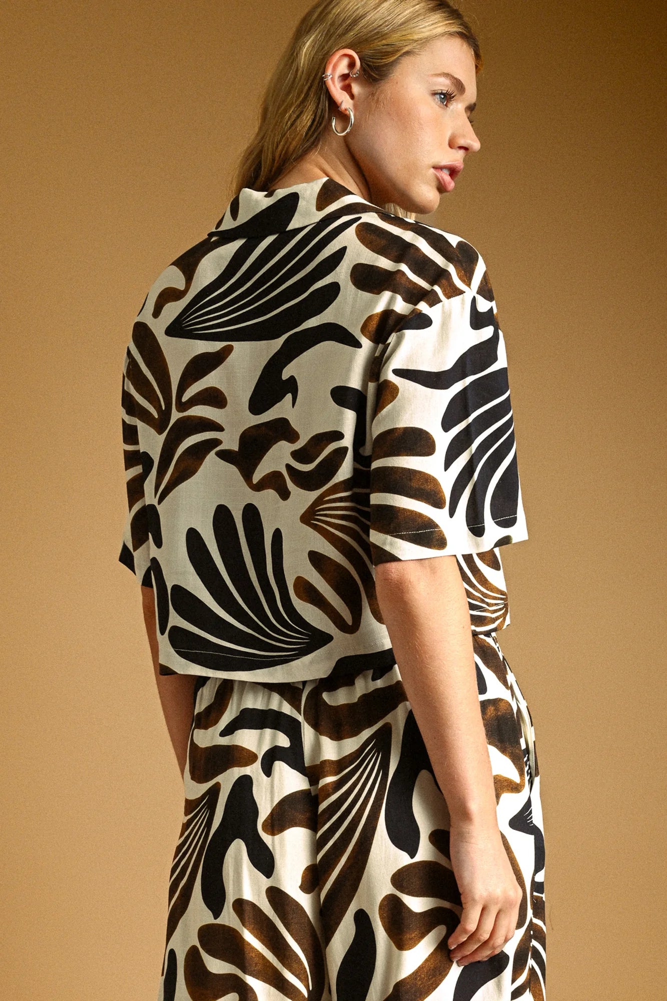 Wild Side Button Up Blouse