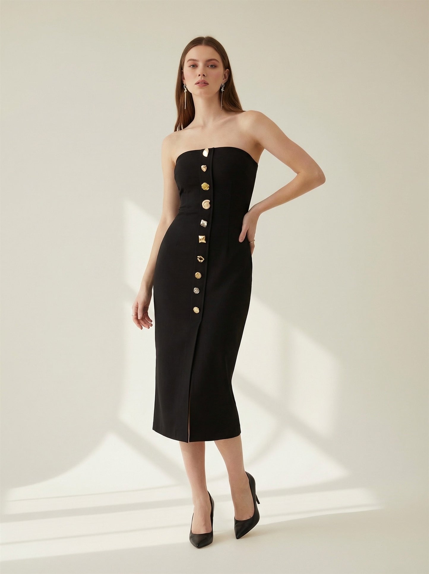 The Manhattan Midi Dress (PRE-ORDER/AVAILABLE TO SHIP 5/20)