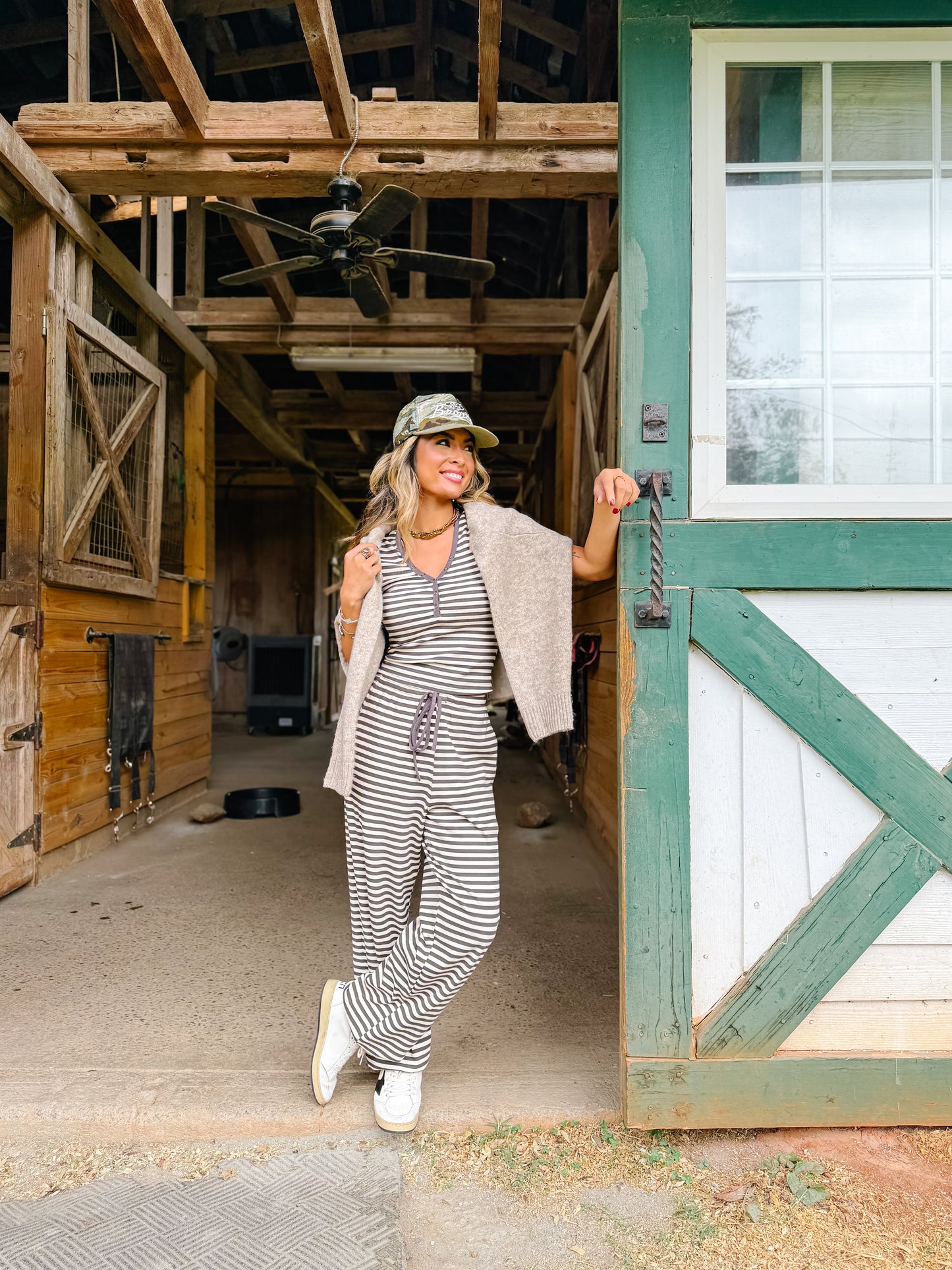 Living For The Weekend Striped Set