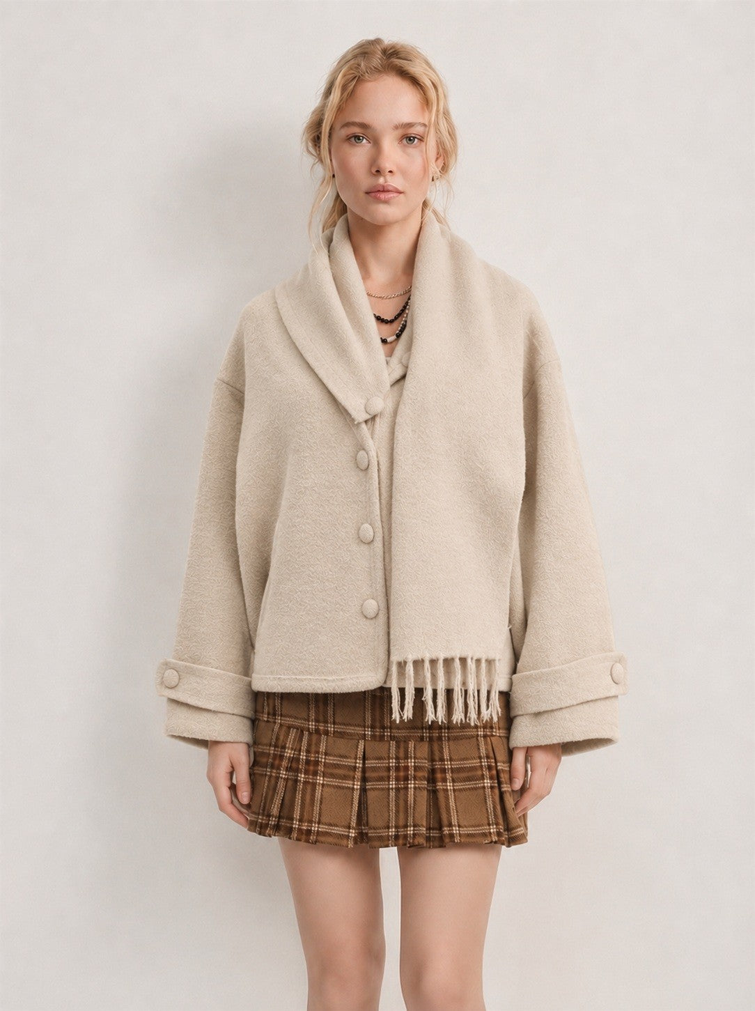 The Camille Scarf Jacket