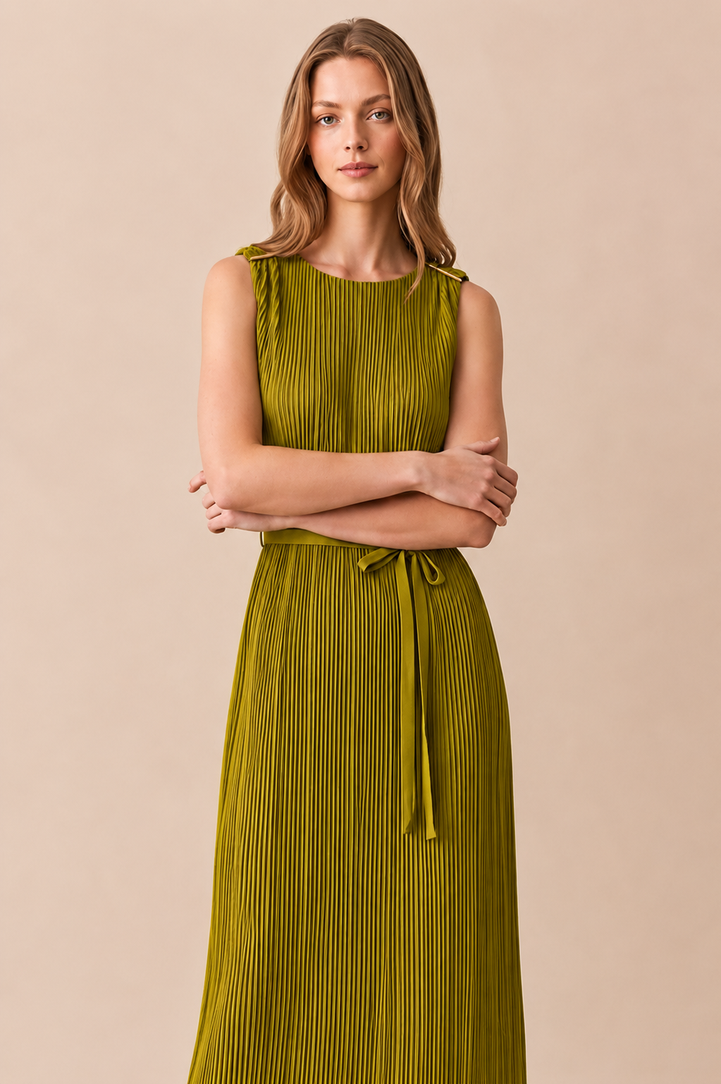 The Olive Grove Midi Dress (PRE-ORDER/AVAILABLE TO SHIP 8/13)