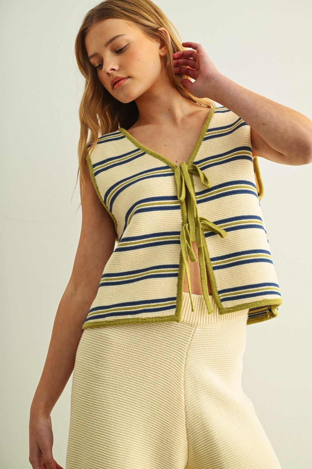 Olive Coast Knit Top