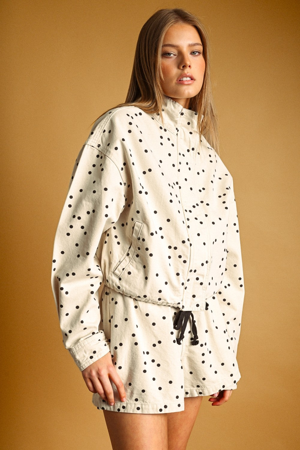 The Daisy Polka Dot Jacket (PRE-ORDER/AVAILABLE TO SHIP 9/18)