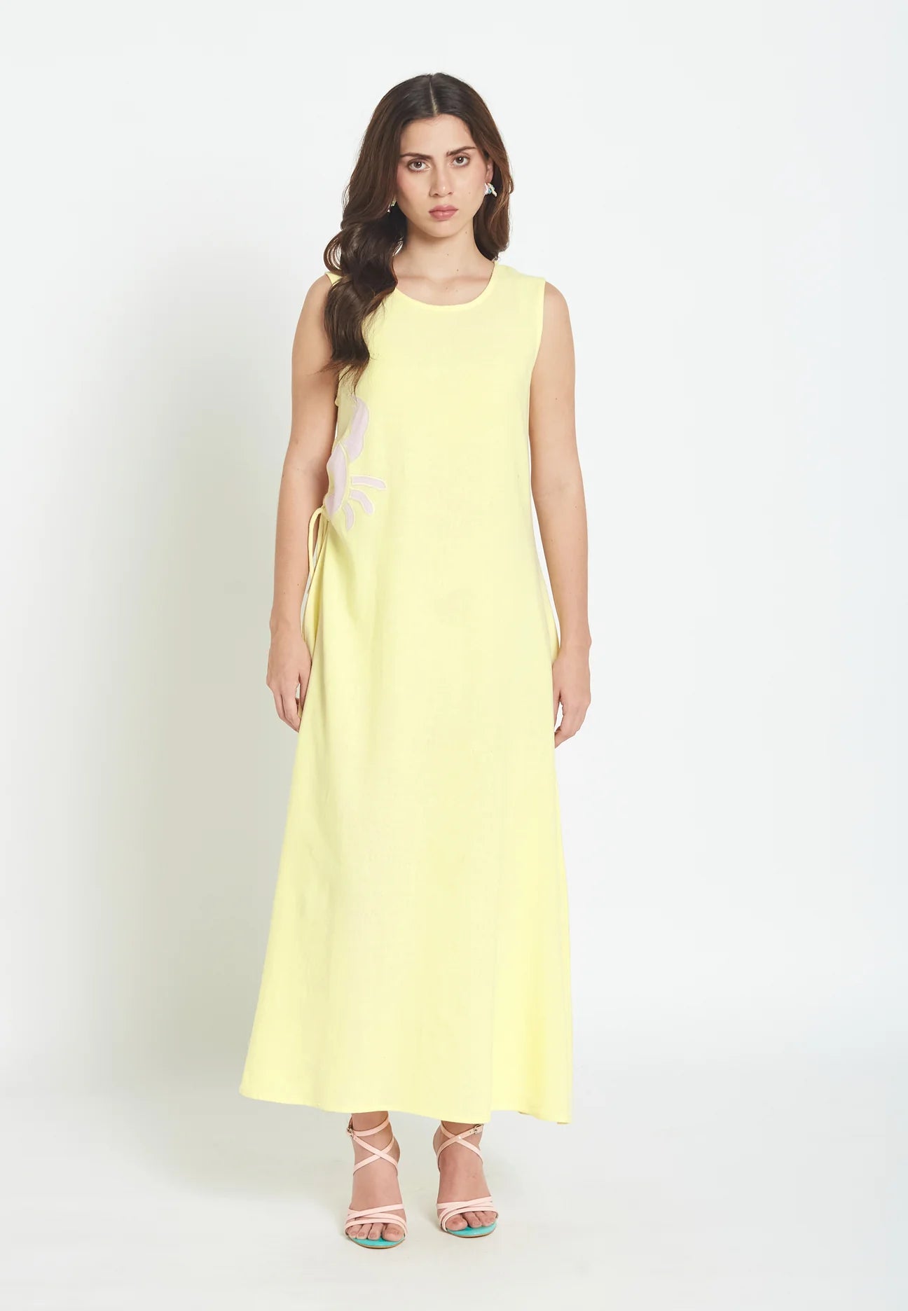 Coastal Crab Midi Dress