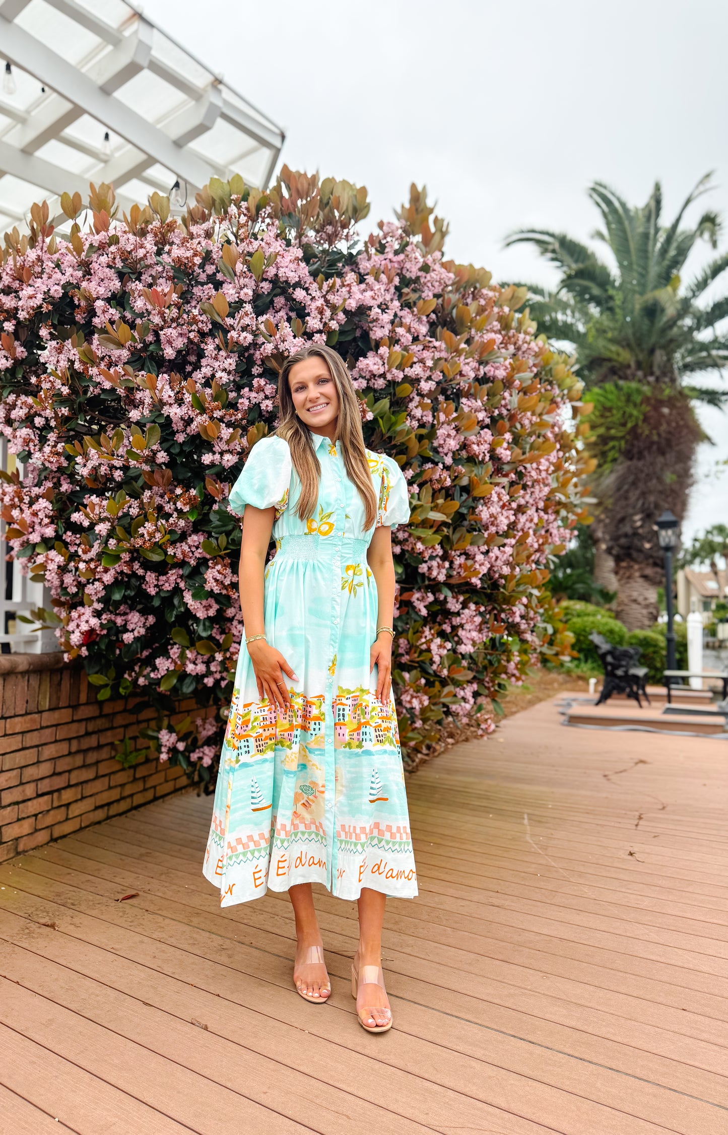 Capri Coast Midi Dress