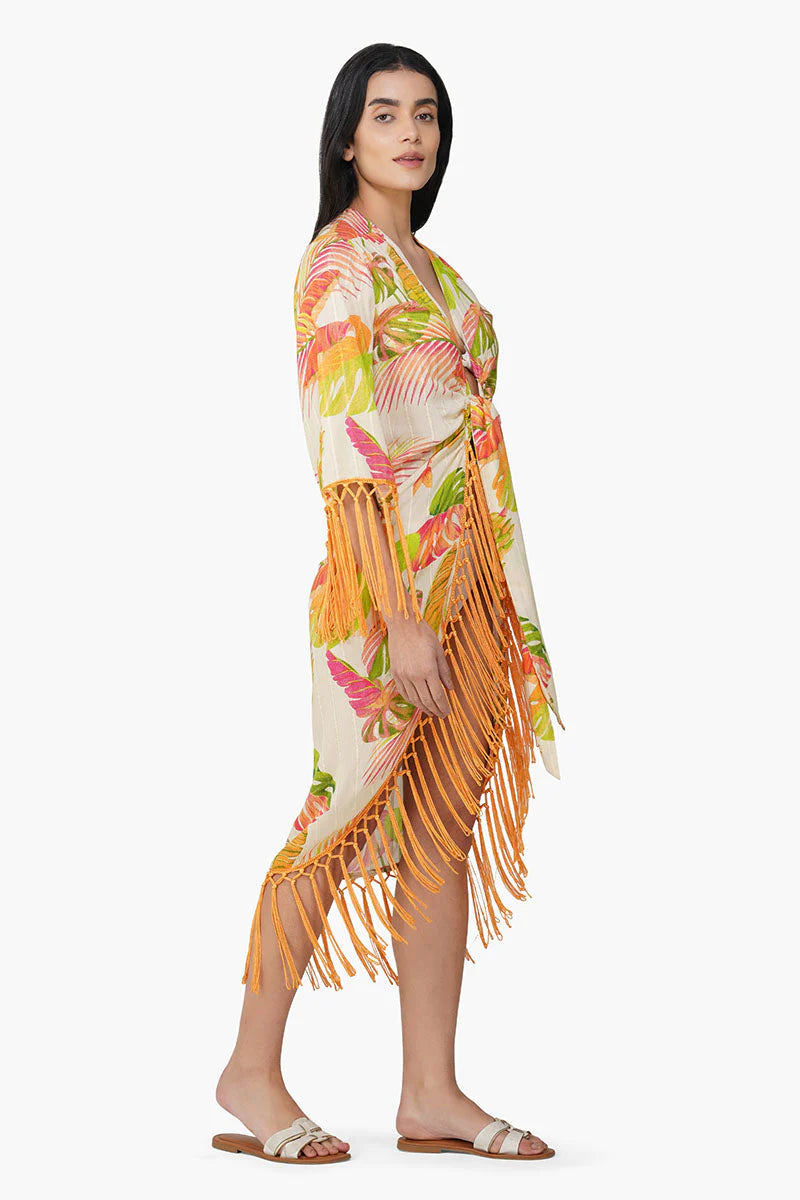 Dua Tropics Printed Cover Up