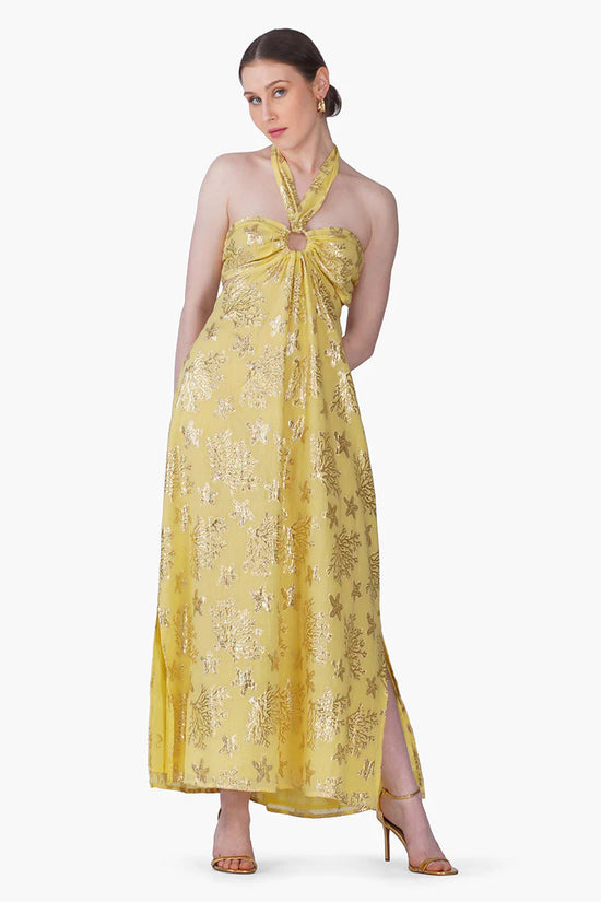 green emerald velvet dress Sunlit Sea Coastal Lurex Maxi Dress – Veda Boutique