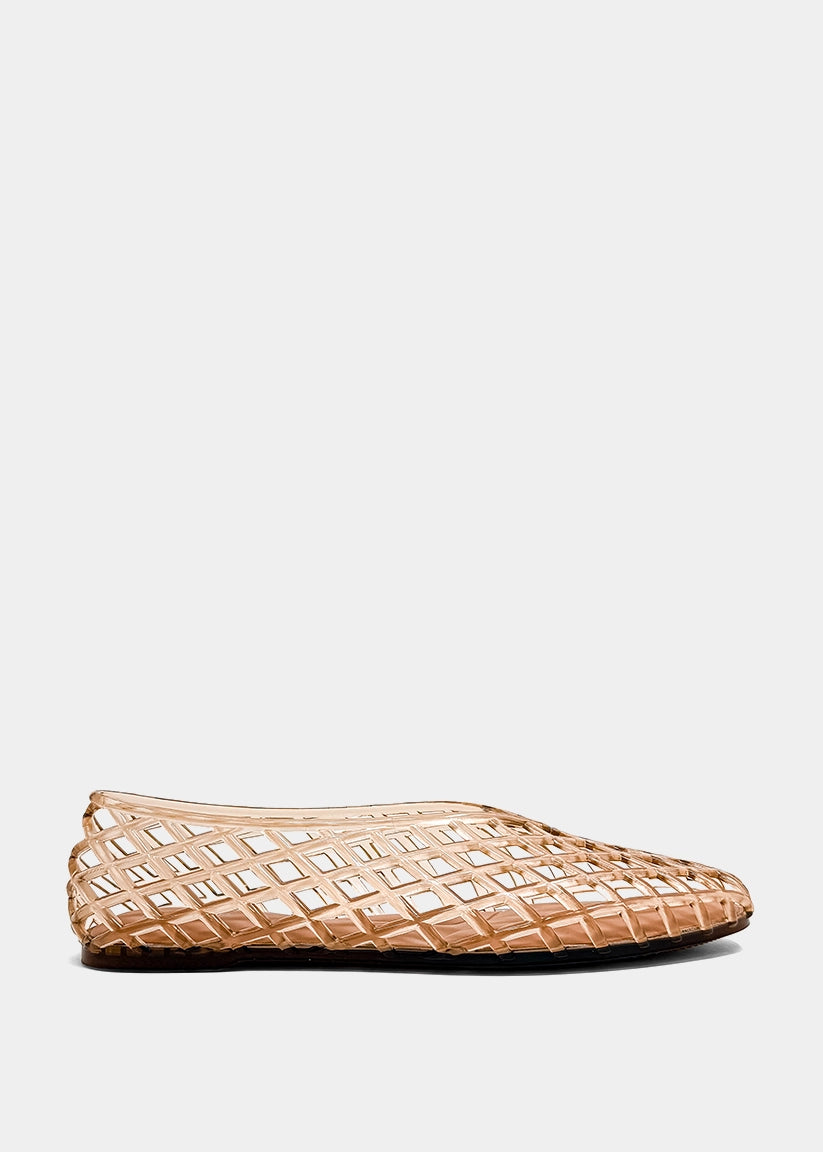 Alana Jelly Flat - Nude (PRE-ORDER/AVAILABLE TO SHIP 7/31)
