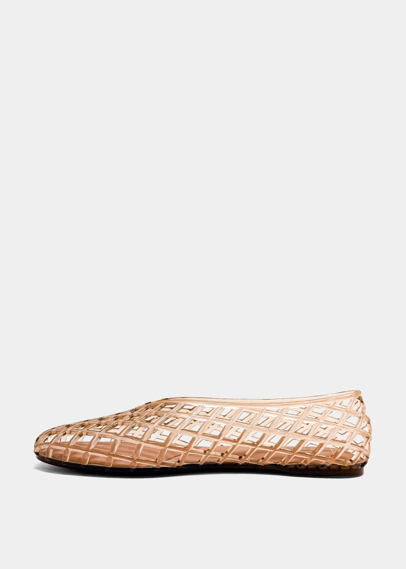 Alana Jelly Flat - Nude (PRE-ORDER/AVAILABLE TO SHIP 7/31)