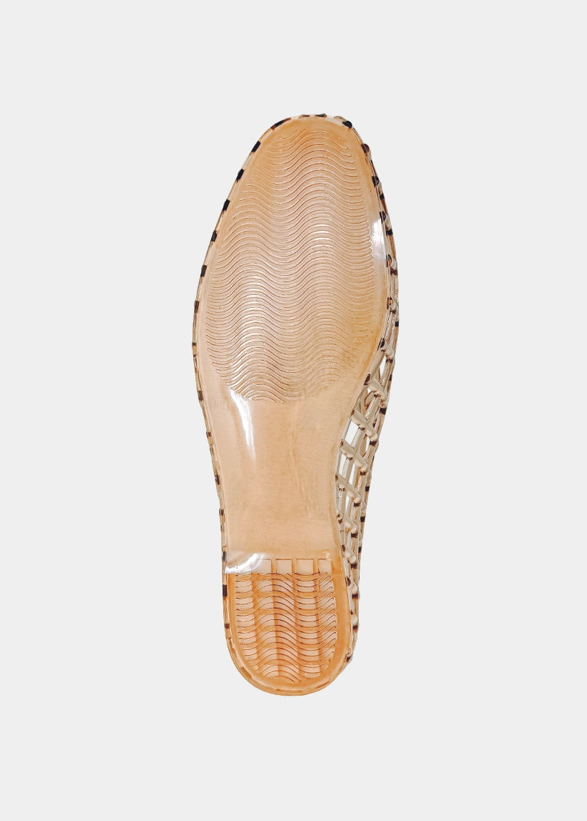 Alana Jelly Flat - Nude (PRE-ORDER/AVAILABLE TO SHIP 7/31)